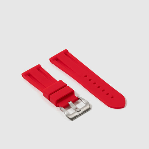 Rubber Strap for Panerai Radiomir - Heat Red