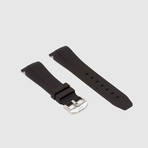 Rubber Strap for Rolex Datejust II - Jet Black