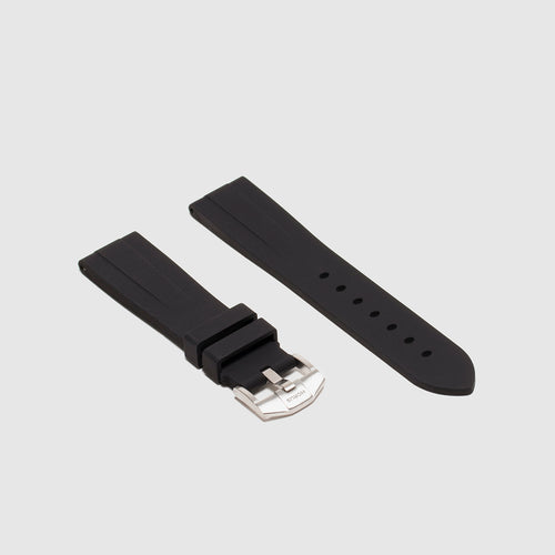 Rubber Strap for Rolex Yacht-Master on Oysterflex® - Jet Black