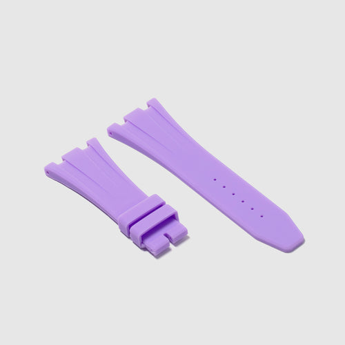 Rubber Strap for Audemars Piguet 42mm Royal Oak Offshore (Deployant Clasp) - Lavender Purple