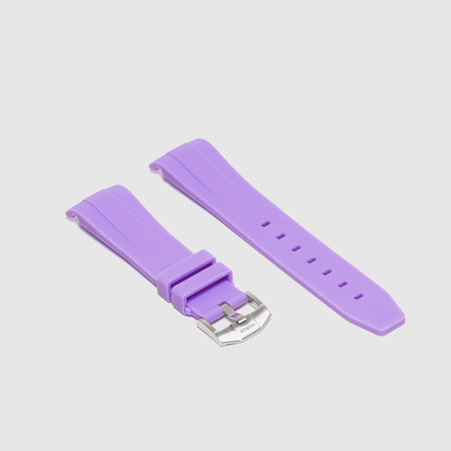 Rubber Strap for Rolex Datejust II - Lavender Purple