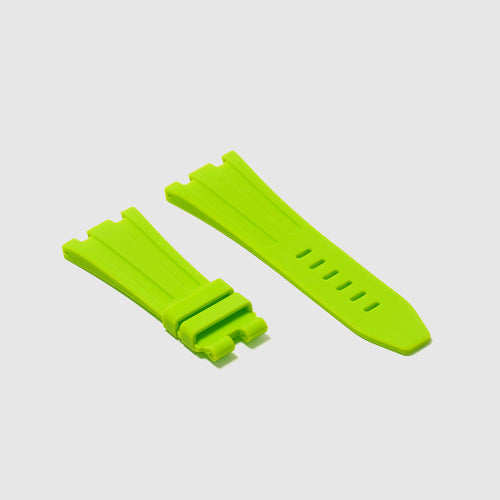 Rubber Strap for Audemars Piguet 42mm Royal Oak Offshore (Tang Buckle) - Lime Green