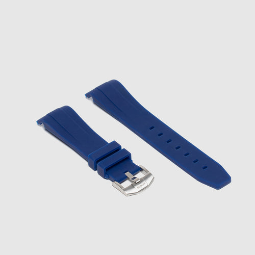 Rubber Strap for Rolex Datejust 41 - Navy Blue
