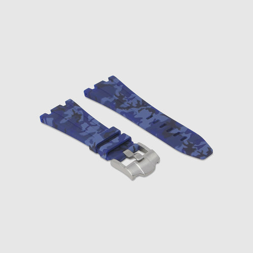 Rubber Strap for Audemars Piguet Diver - Ocean Camo