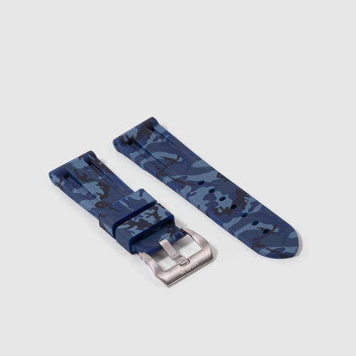 Rubber Strap for Breitling Chronoliner - Ocean Camo