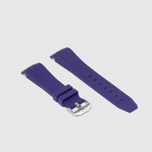 Rubber Strap for Rolex Datejust 41 - Royal Purple