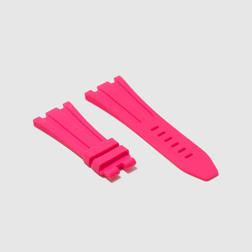Rubber Strap for Audemars Piguet 42mm Royal Oak Offshore (Tang Buckle) - South Beach Pink