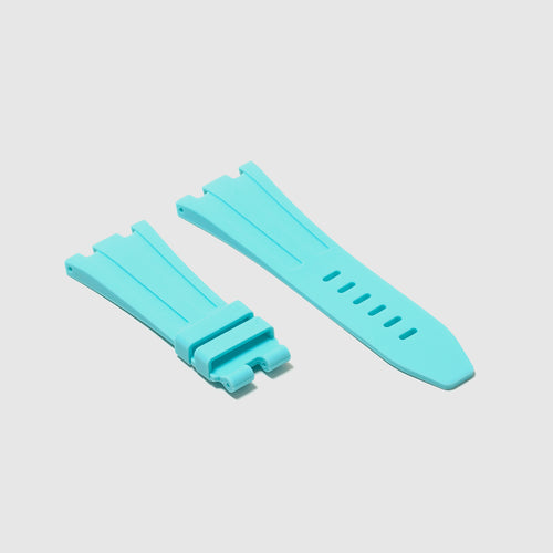 Rubber Strap for Audemars Piguet 42mm Royal Oak Offshore (Tang Buckle) - Seafoam Blue