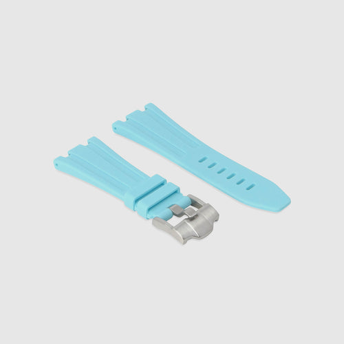 Rubber Strap for Audemars Piguet Diver - Seafoam Blue