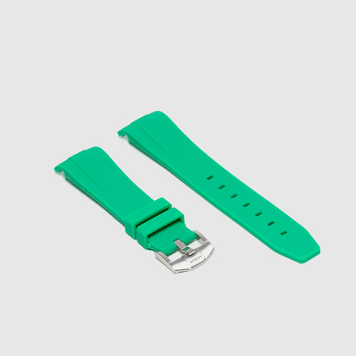 Rubber Strap for Rolex Datejust 41 - Shamrock Green