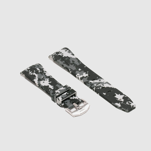 Rubber Strap for Rolex Datejust 41 - Snow Digi Camo