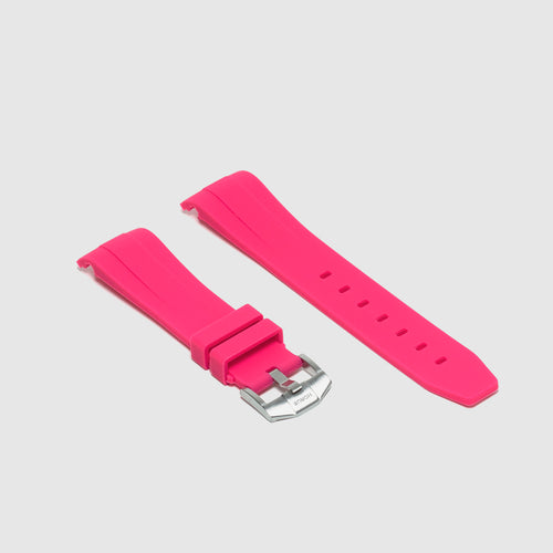 Rubber Strap for Rolex Datejust 41 - South Beach Pink